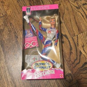 Olympic Gymnast Barbie Vintage Mattel 1996